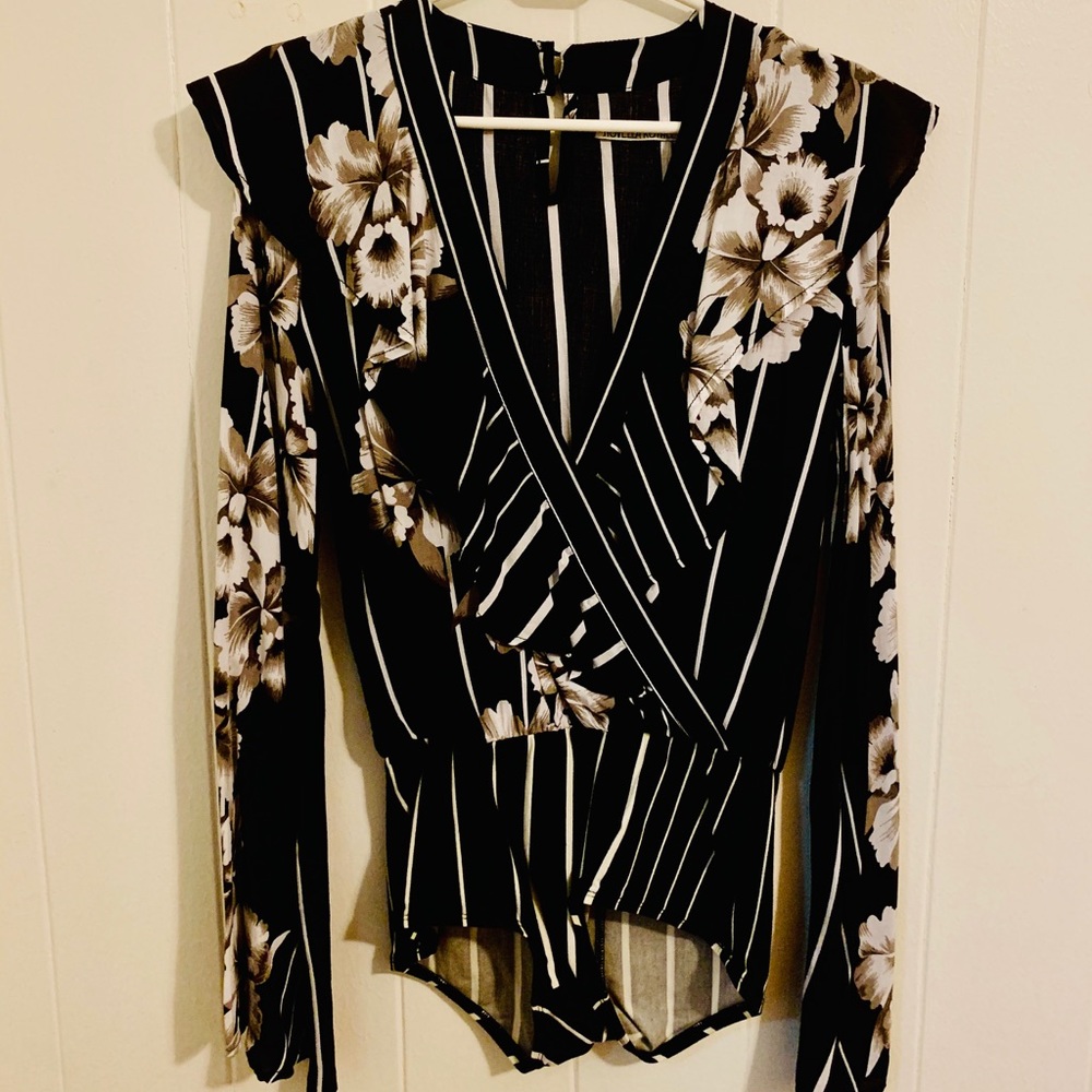 Novella Royals Kimono Sleeve Body Suit